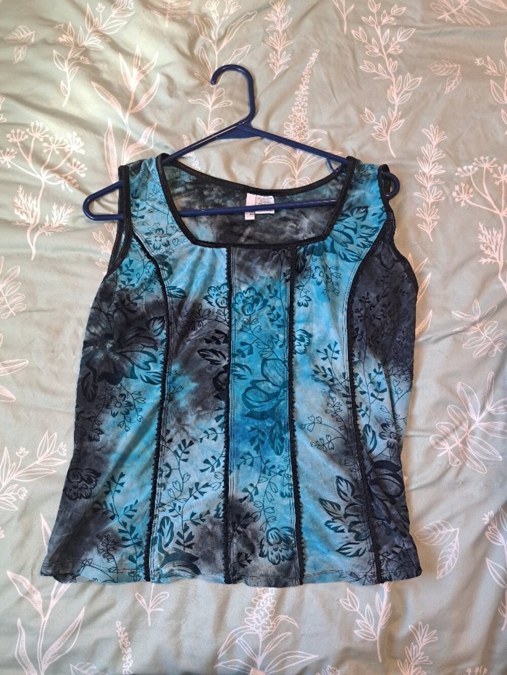 Y2k blue fairy top